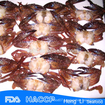 HL003 healthy seafood frozen sea crab whole round and half cut